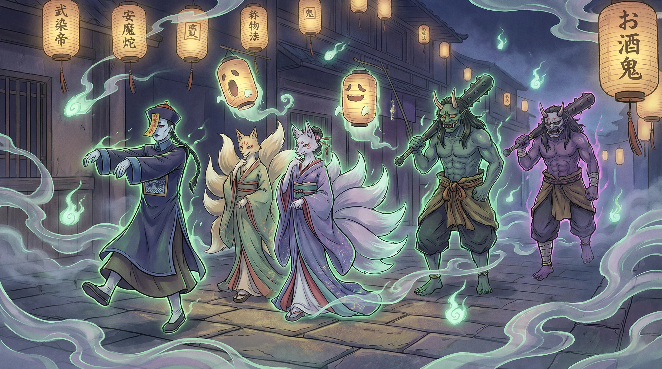 百鬼夜行 - 365天和我的黑道大佬在线观看 中日鬼怪动漫